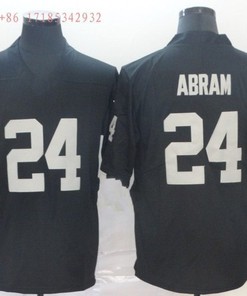 Las Vegas Raiders Johnathan Abram #24 Nfl Black Jersey Jersey