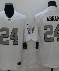 Las Vegas Raiders Johnathan Abram #24 Nfl White Jersey Jersey