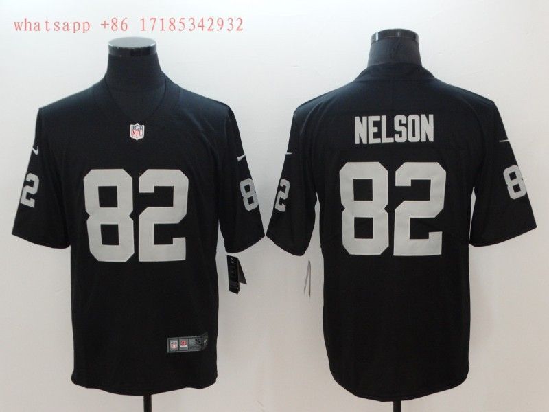 Las Vegas Raiders Jordy Nelson #82 Nfl Black Jersey Jersey
