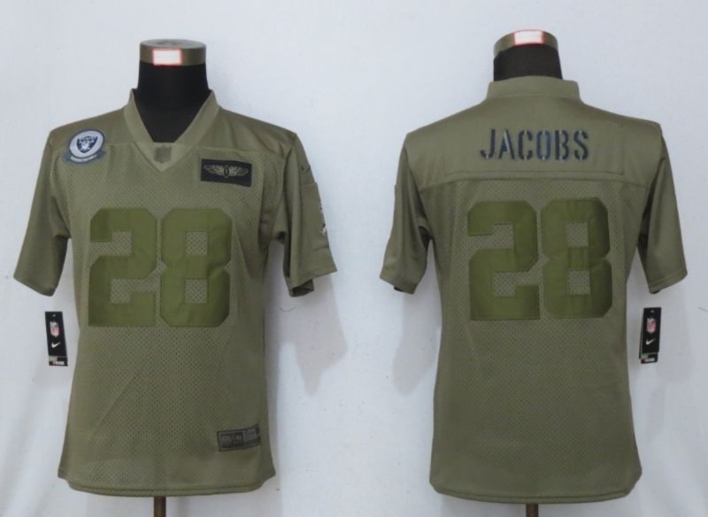 Las Vegas Raiders Josh Jacobs #28 Nfl 2020 Camo Jersey