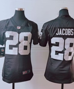 Las Vegas Raiders Josh Jacobs #28 Nfl 2020 Dark Brown Jersey