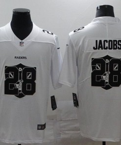 Las Vegas Raiders Josh Jacobs #28 Nfl 2020 White Jersey