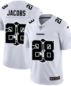 Las Vegas Raiders Josh Jacobs #28 Nfl 2020 White Jersey