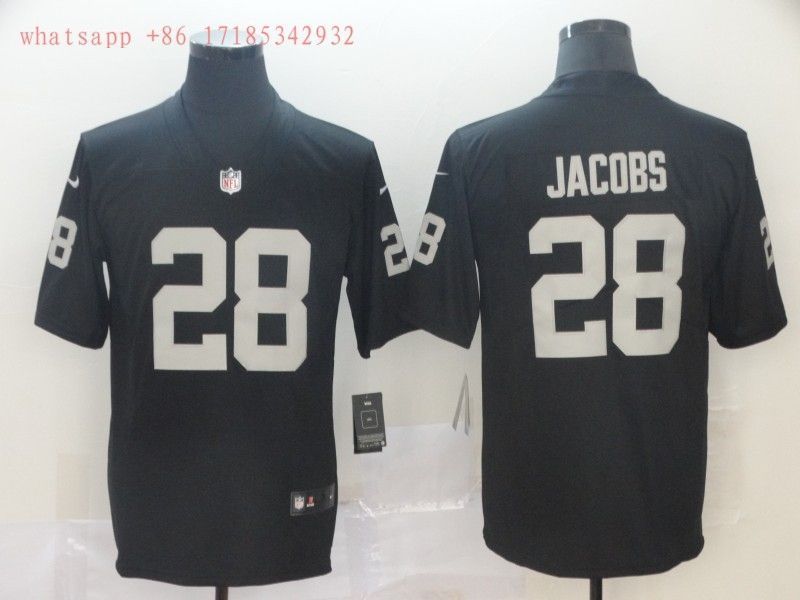 Las Vegas Raiders Josh Jacobs #28 Nfl Black Jersey Jersey