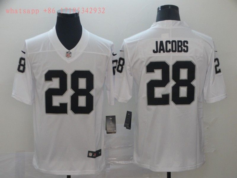 Las Vegas Raiders Josh Jacobs #28 Nfl White Jersey Jersey