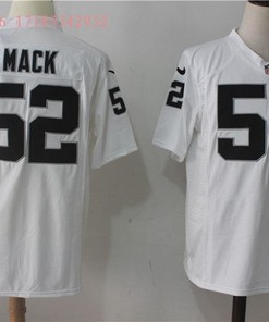 Las Vegas Raiders Khalil Mack #52 Nfl White Jersey Jersey