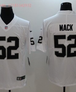 Las Vegas Raiders Khalil Mack #52 Nfl White Jersey Jersey