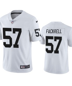 Las Vegas Raiders Kyler Fackrell 57 White Vapor Limited Jersey