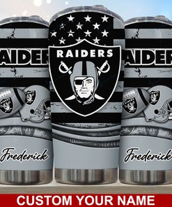 Las Vegas Raiders Limited Edition Custom Name Tumbler - Personalized Gift, Collector's Item