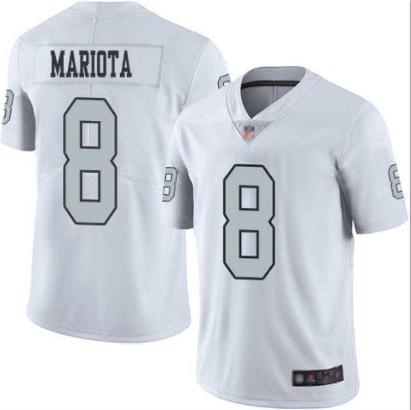 Las Vegas Raiders Marcus Mariota #8 Nfl 2020 White Jersey
