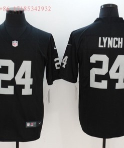 Las Vegas Raiders Marshawn Lynch #24 Nfl Black Jersey Jersey