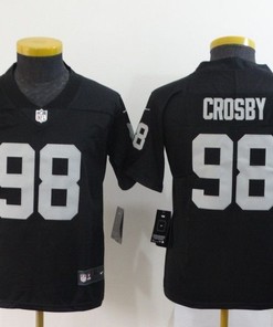 Las Vegas Raiders Maxx Crosby #98 Nfl 2020 Black Jersey