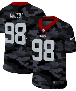 Las Vegas Raiders Maxx Crosby #98 Nfl 2020 Camo Jersey