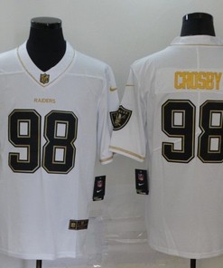 Las Vegas Raiders Maxx Crosby #98 Nfl 2020 White Jersey
