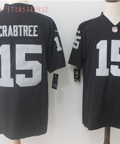 Las Vegas Raiders Michael Crabtree #15 Nfl Black Jersey Jersey