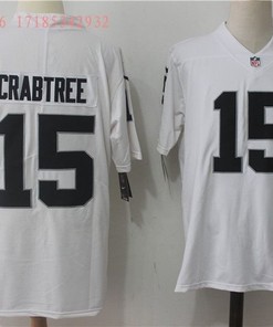 Las Vegas Raiders Michael Crabtree #15 Nfl White Jersey Jersey