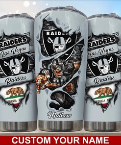 Las Vegas Raiders NFL Tumbler - Personalized Gift for Fans