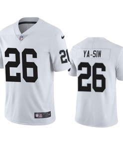 Las Vegas Raiders Rock Ya-Sin 26 White Vapor Limited Jersey