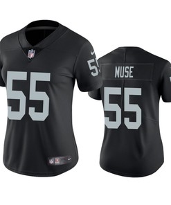 Las Vegas Raiders Tanner Muse Black Vapor Limited Jersey