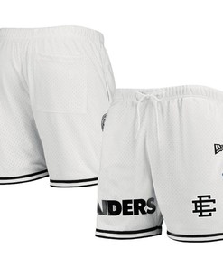 Las Vegas Raiders Team White Mesh Shorts - Men