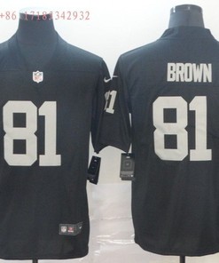 Las Vegas Raiders Tim Brown #81 Nfl Black Jersey Jersey