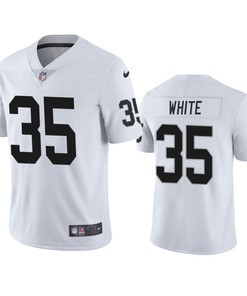Las Vegas Raiders Zamir White 35 White Vapor Limited Jersey