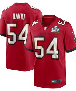 Lavonte David 54 Tampa Bay Buccaneers Super Bowl LV Game Jersey - Red