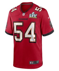 Lavonte David 54 Tampa Bay Buccaneers Super Bowl LV Game Jersey - Red