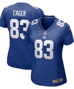 Lawrence Cager 83 New York Giants Women's Home Game Player Jersey - Royal