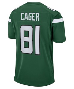 Lawrence Cager New York Jets Team Game Player Jersey - Gotham Green