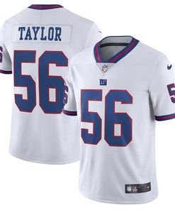 Lawrence Taylor 56 New York Giants Alternate Game Retired Player Limited Jersey - White