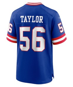 Lawrence Taylor 56 New York Giants Classic Retired Player Game Jersey - Royal