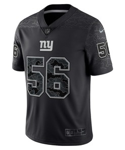 Lawrence Taylor 56 New York Giants Retired Player RFLCTV Limited Jersey - Black