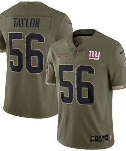 Lawrence Taylor New York Giants 2022 Salute To Service Retired Player Limited Jersey - Olive