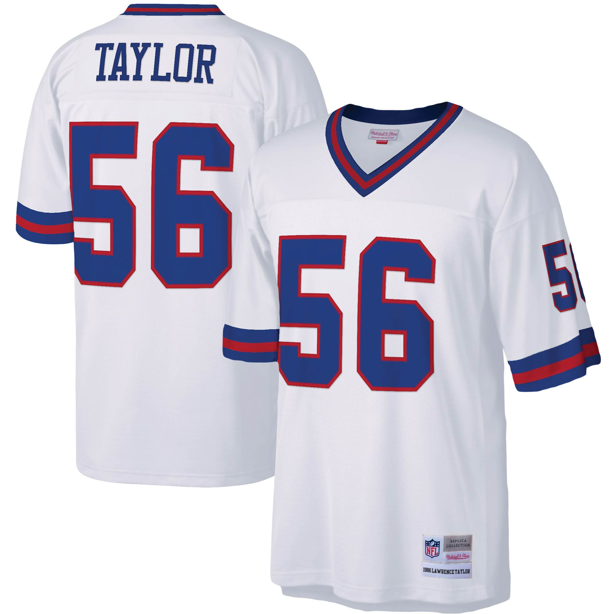 Mitchell & Ness Legacy New York Giants 1986 Lawrence Taylor Men Football Jersey Royal