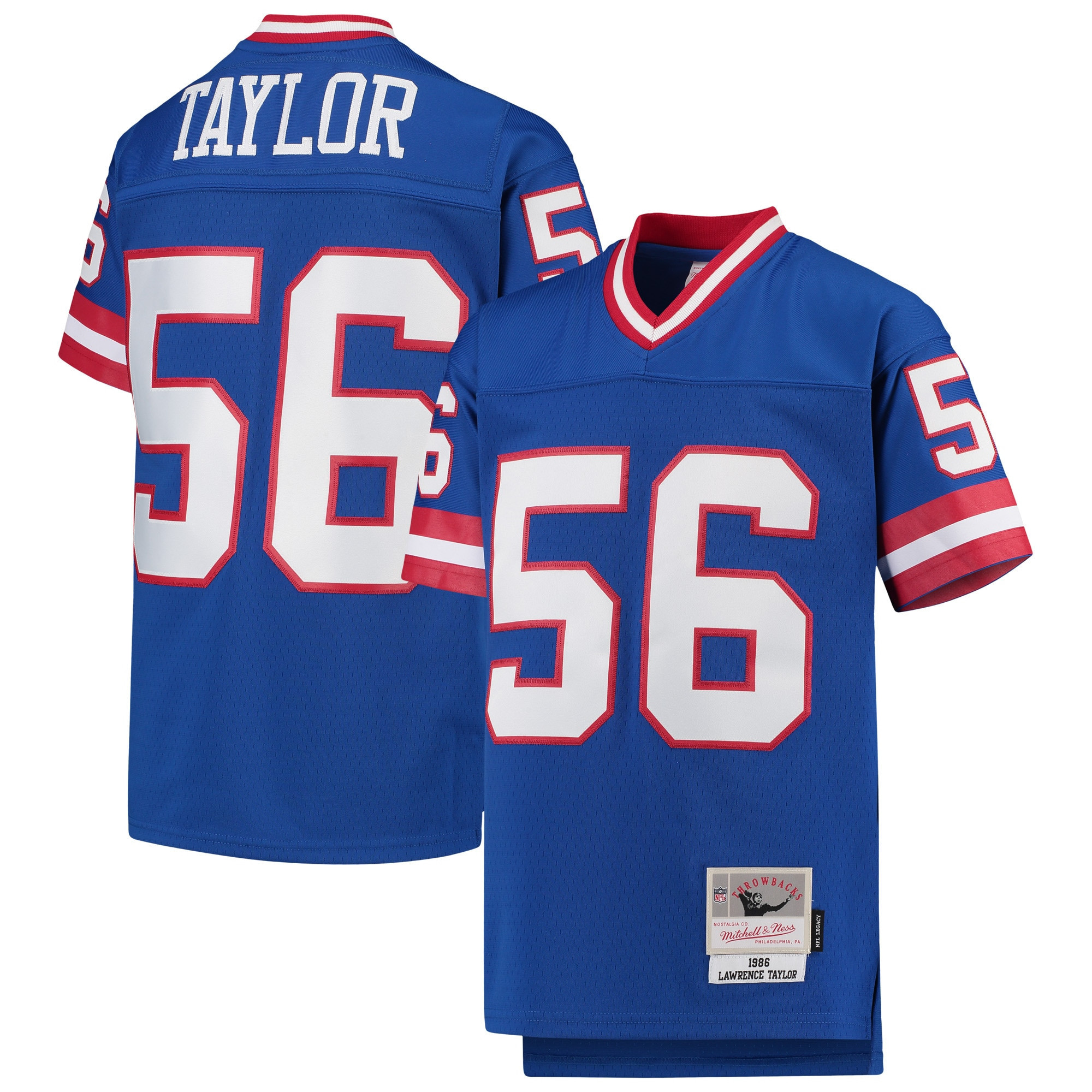 Lawrence Taylor New York Giants Mitchell & Ness 1986 Legacy Retired Player Jersey - Royal Nfl