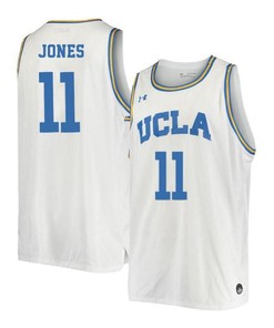 Lazeric Jones 11 UCLA Bruins Retro Elite Basketball Men Jersey - White