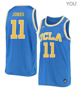 Lazeric Jones 11 UCLA Bruins Retro Elite Basketball Youth Jersey - Blue