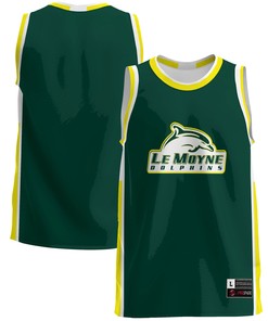 Le Moyne Dolphins Basketball Jersey - Green Ncaa