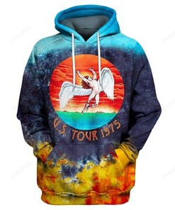 Led Zeppelin 3D Hoodie Zip Hoodie