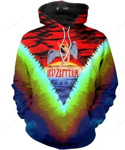 Led Zeppelin 3D Hoodie Zip Hoodie 04