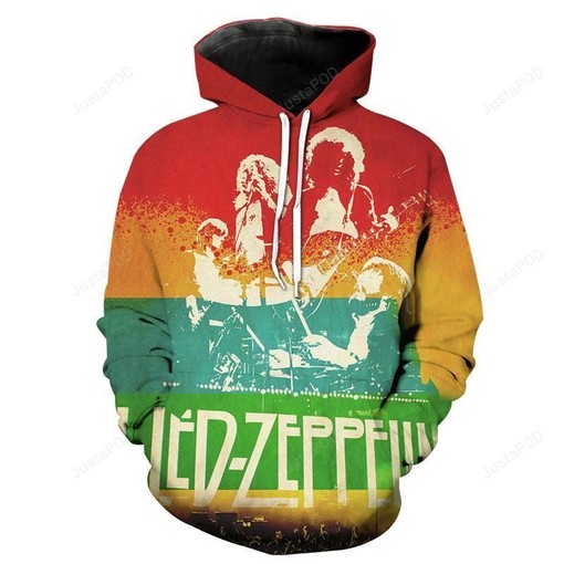 Led Zeppelin 3D Hoodie Zip Hoodie 06