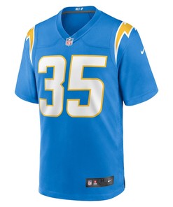 Leddie Brown Los Angeles Chargers Player Game Jersey - Powder Blue