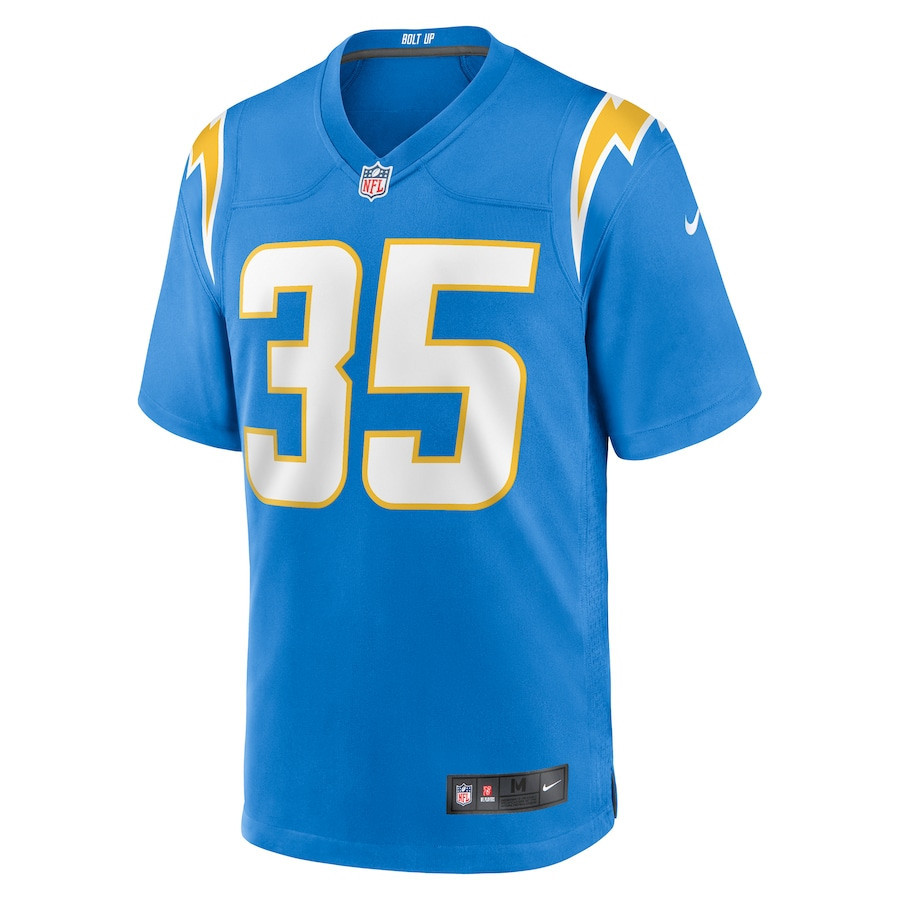 Leddie Brown Los Angeles Chargers Player Game Jersey - Powder Blue
