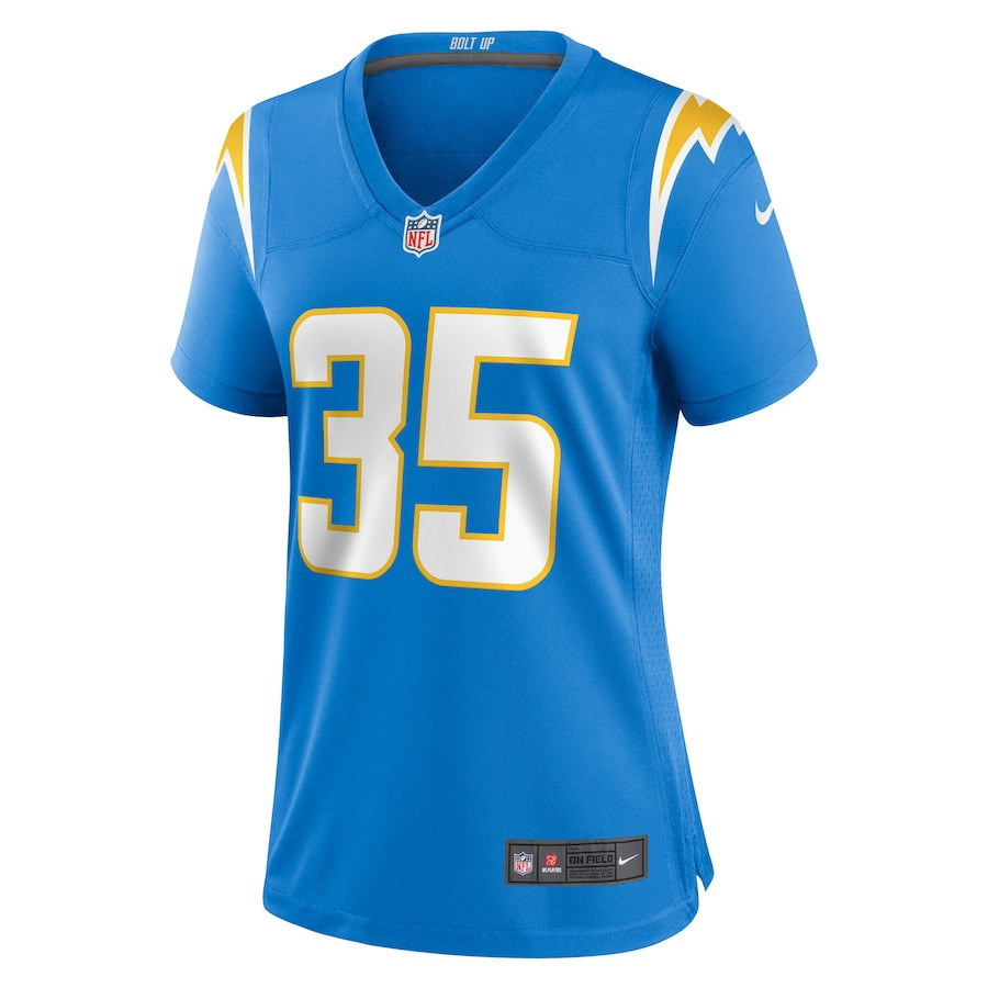 Leddie Brown Los Angeles Chargers Women's Player Game Jersey - Powder Blue