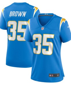Leddie Brown Los Angeles Chargers Womens Player Game Jersey - Powder Blue Nfl