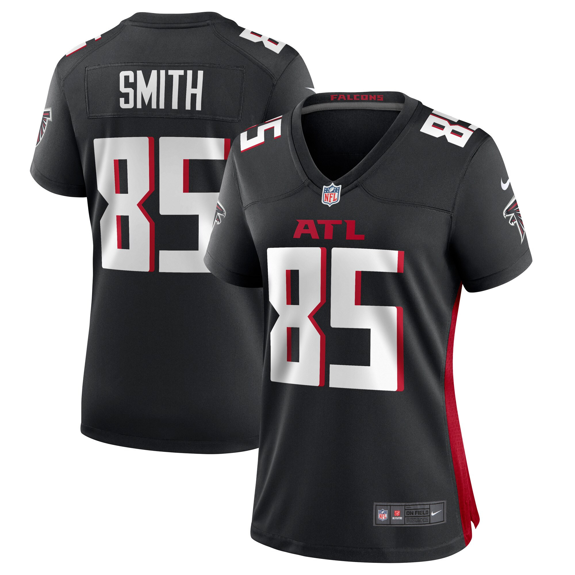 Lee Smith Atlanta Falcons Womens Game Player Jersey - Black Nfl