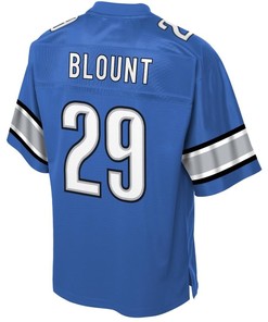 Legarrette Blount Detroit Lions Nfl Pro Line Historic Logo Player Jersey - Blue