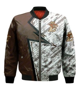 Lehigh Mountain Hawks Bomber Abstract Pattern Sport- NCAA