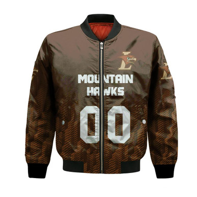 Lehigh Mountain Hawks Bomber Jacket Logo Sport Ombre - NCAA